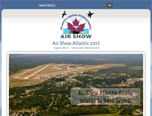 Tablet Screenshot of airshowatlantic.ca